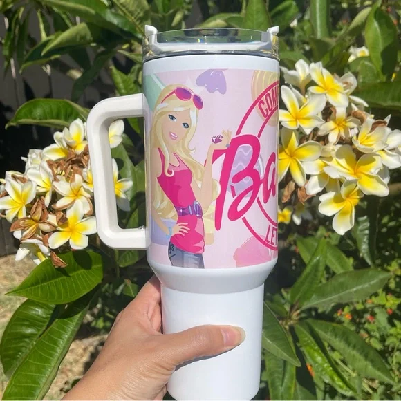 Disney Belle,Winnie the pooh,Barbie,SuperMario,Hello Kitty 40 oz Tumbler… - Picture 7 of 16